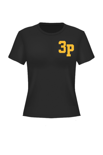 3p-Football-Girls-Shirt schwarz - Restbestaende: nur noch S und L verfuegbar