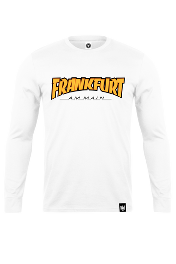 Frankfurt am Main-Skate-Longsleeve weiß