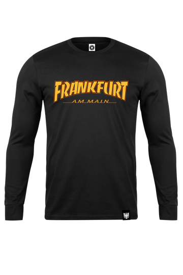 Frankfurt am Main-Skate-Longsleeve schwarz